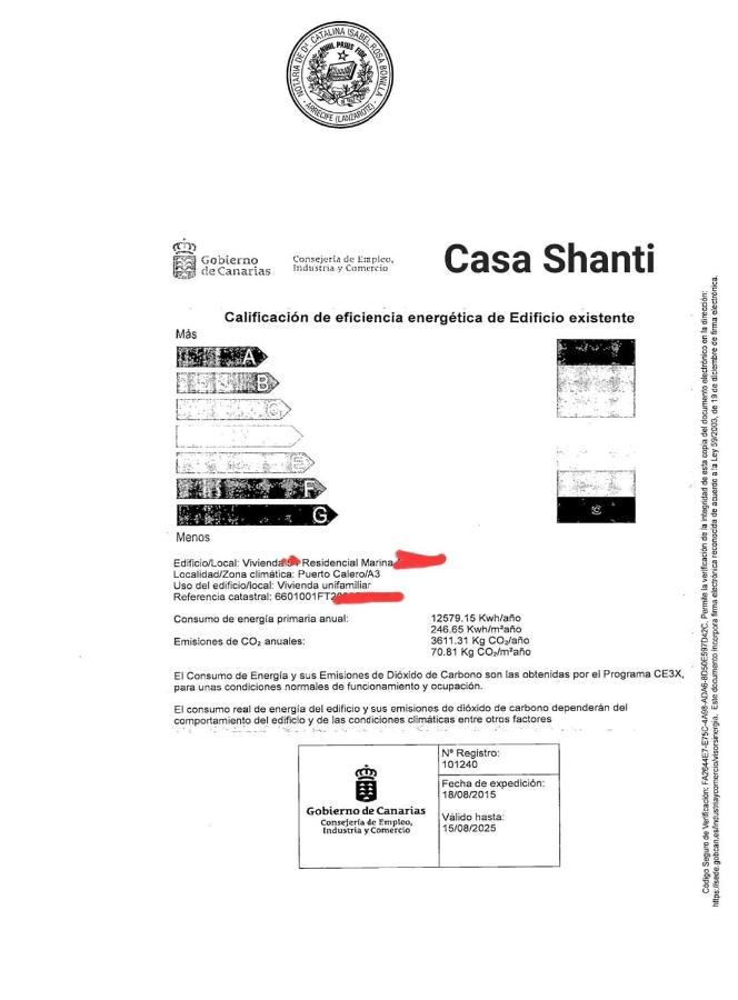 Vivienda Vacacional Casa Shanti Puerto Calero Esterno foto